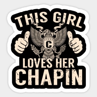 CHAPIN Sticker